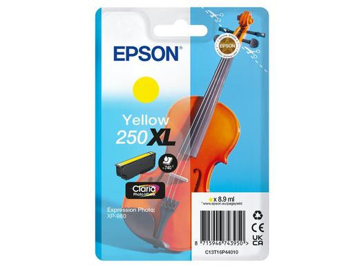 Epson 250XL Violin Claria Photo HD cartouche d'encre 1 pièce(s) Original Rendement élevé (XL) Jaune