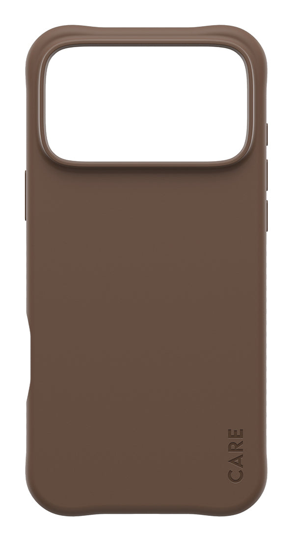 PanzerGlass CARE Samba Case Espresso pour iPhone 17 Pro Max, Coque de Protection MagSafe, Marron