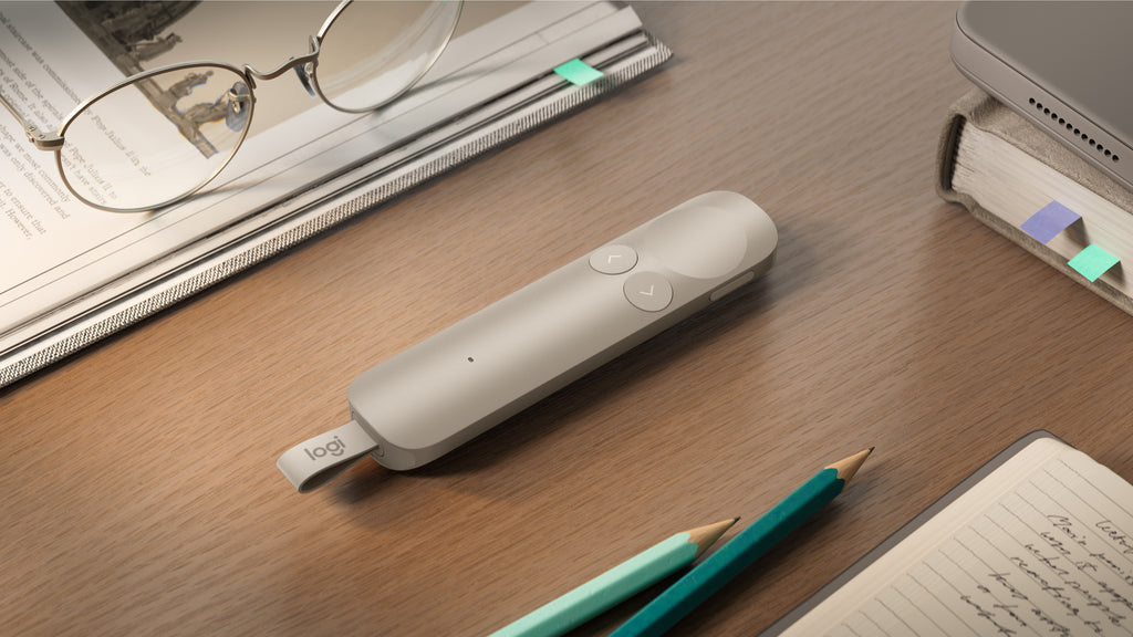 Logitech Spotlight 2 Télécommande de Présentation, Beige
