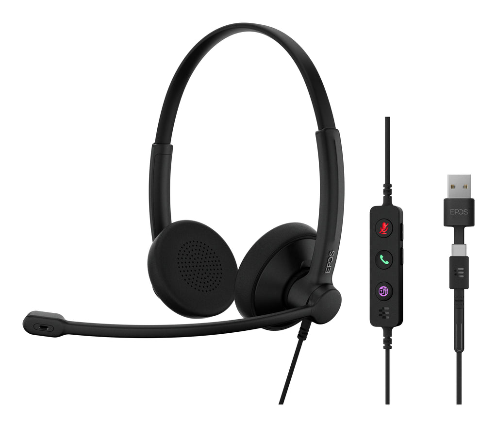 EPOS IMPACT 100 Series Kablet Høretelefoner Sort