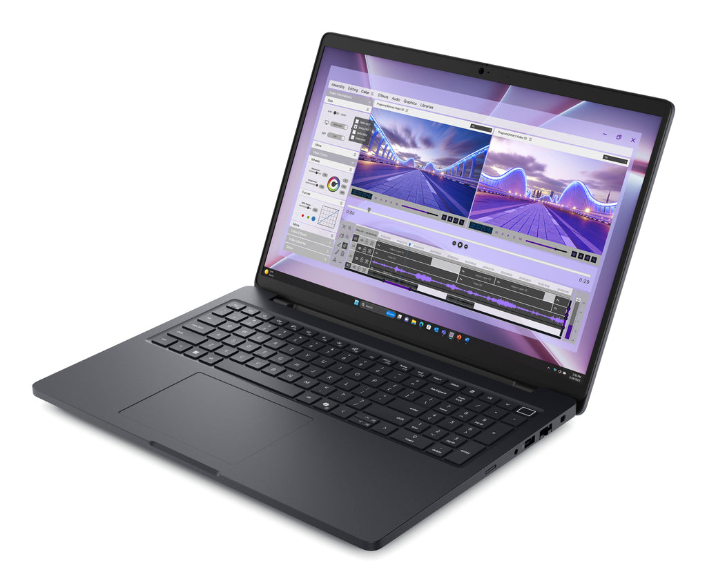 DELL Pro Max 16 MC16250 Intel Core Ultra 7 265H Station de travail mobile 40,6 cm (16") Full HD+ 32 Go DDR5-SDRAM 1 To SSD NVIDIA RTX PRO 500 Blackwell Wi-Fi 7 (802.11be) Windows 11 Pro Nordique Noir