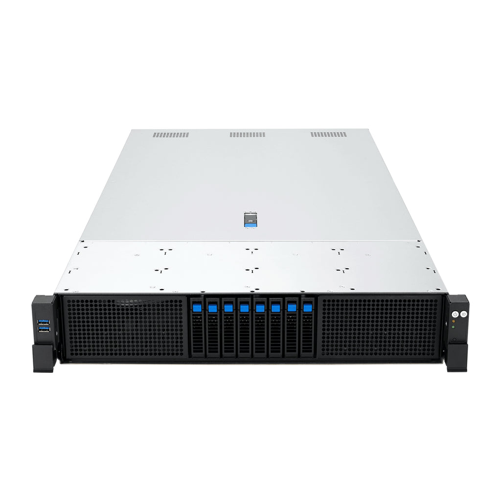 ASUS RS720A-E13-RS8U Serveur Rack 2U Socket SP5 Noir et Argent