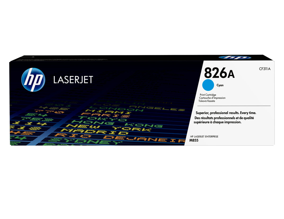 HP 826A Toner LaserJet Cyan Authentique