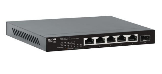 Eaton Tripp Lite Switch Ethernet Gigabit Non Administrable PoE+ Pass-Through, 5 Ports 2.5 Gbps, 70W, Boîtier Métal - vue 2