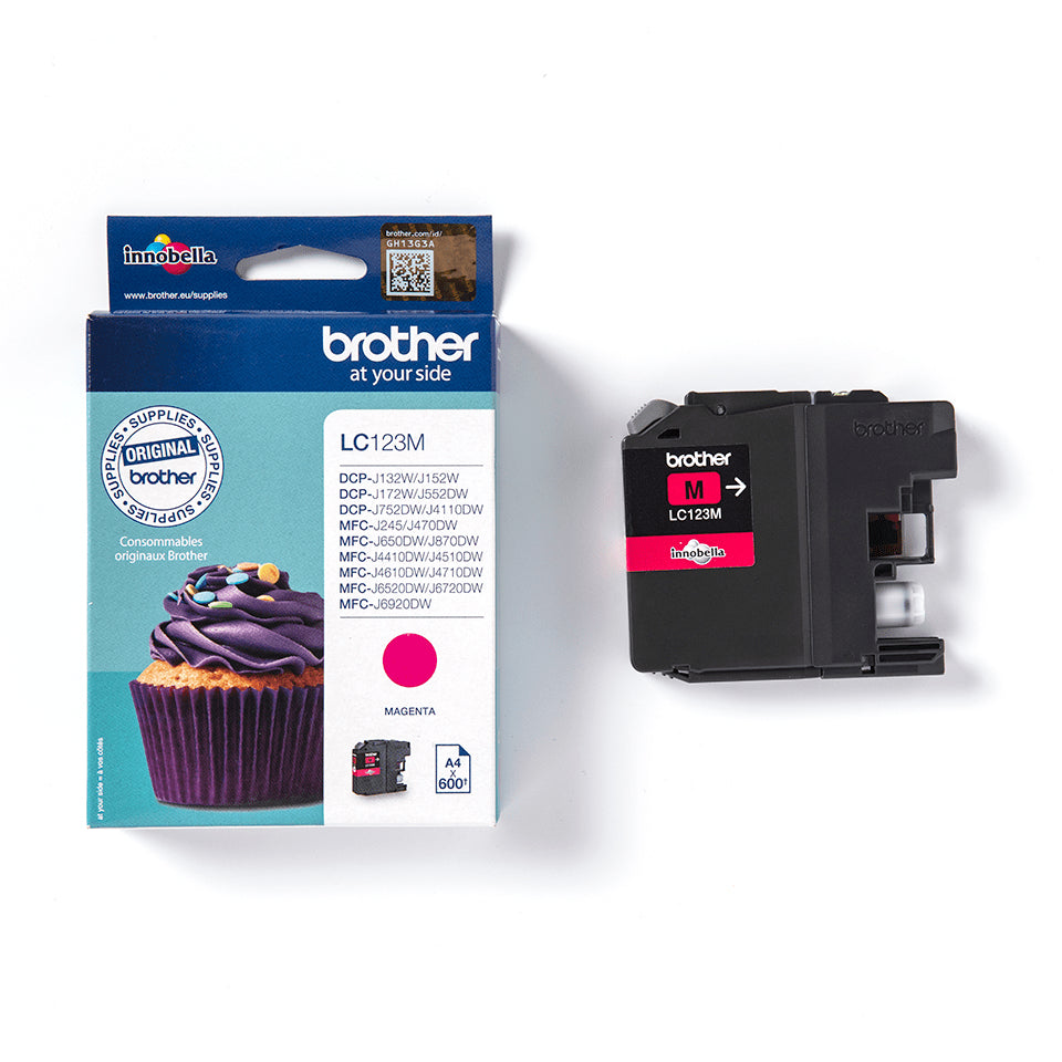 Brother LC123M - Cartouche d'encre originale – Magenta