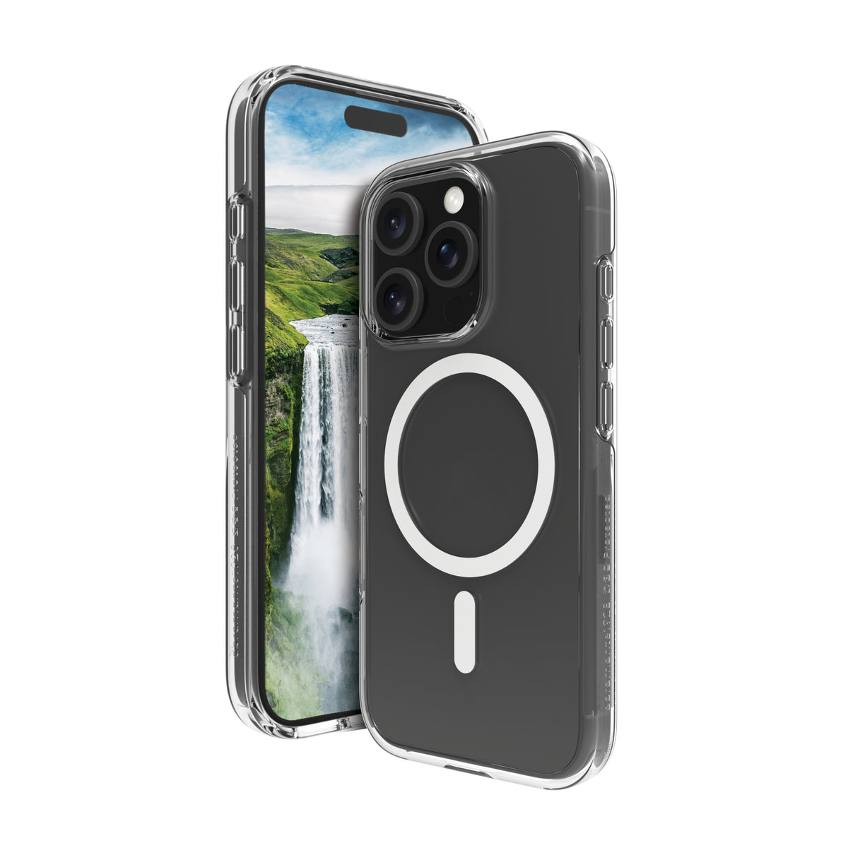 dbramante1928 Iceland Ultra D3O MagSafe Coque de Protection Transparente pour iPhone 16 Pro Max 6.9"