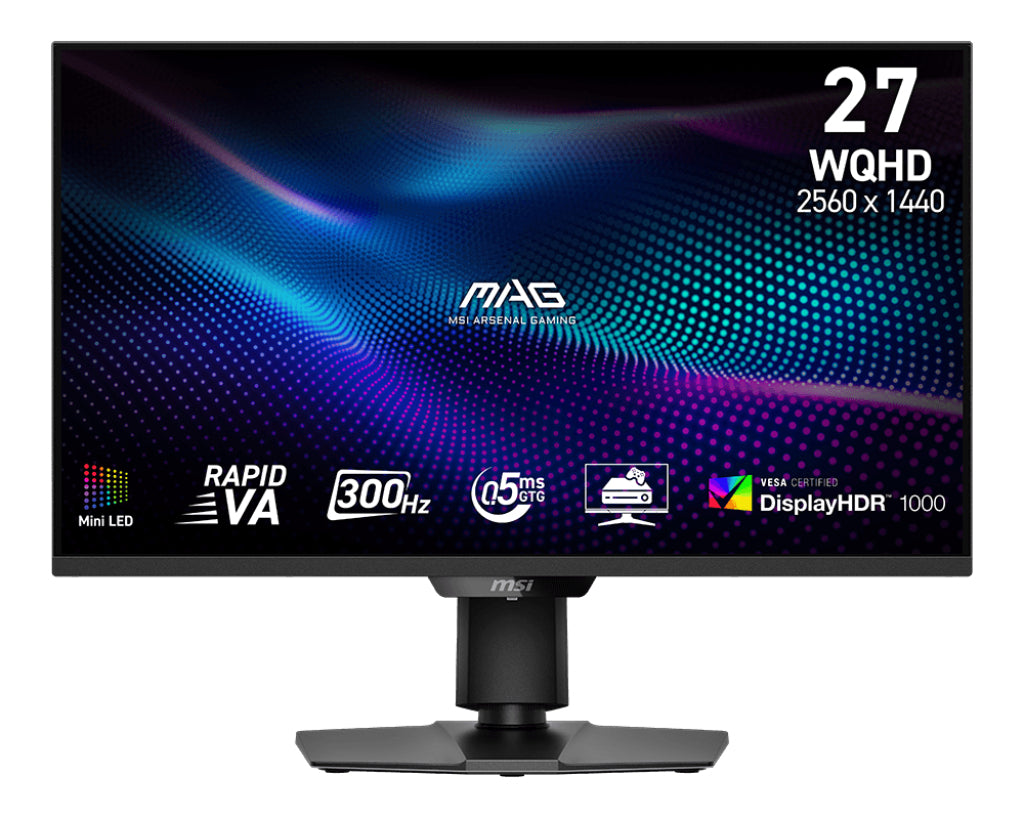 MSI MAG 274QPFDE X30MV écran plat de PC 68,6 cm (27") 2560 x 1440 pixels Wide Quad HD LCD Noir