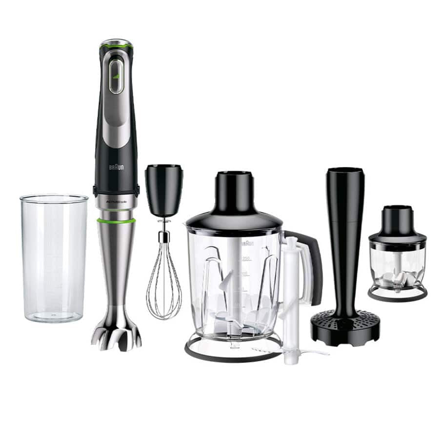 Braun MultiQuick 9 MQ9147X 0,6 L Mélangeur par immersion 1200 W Noir, Acier inoxydable