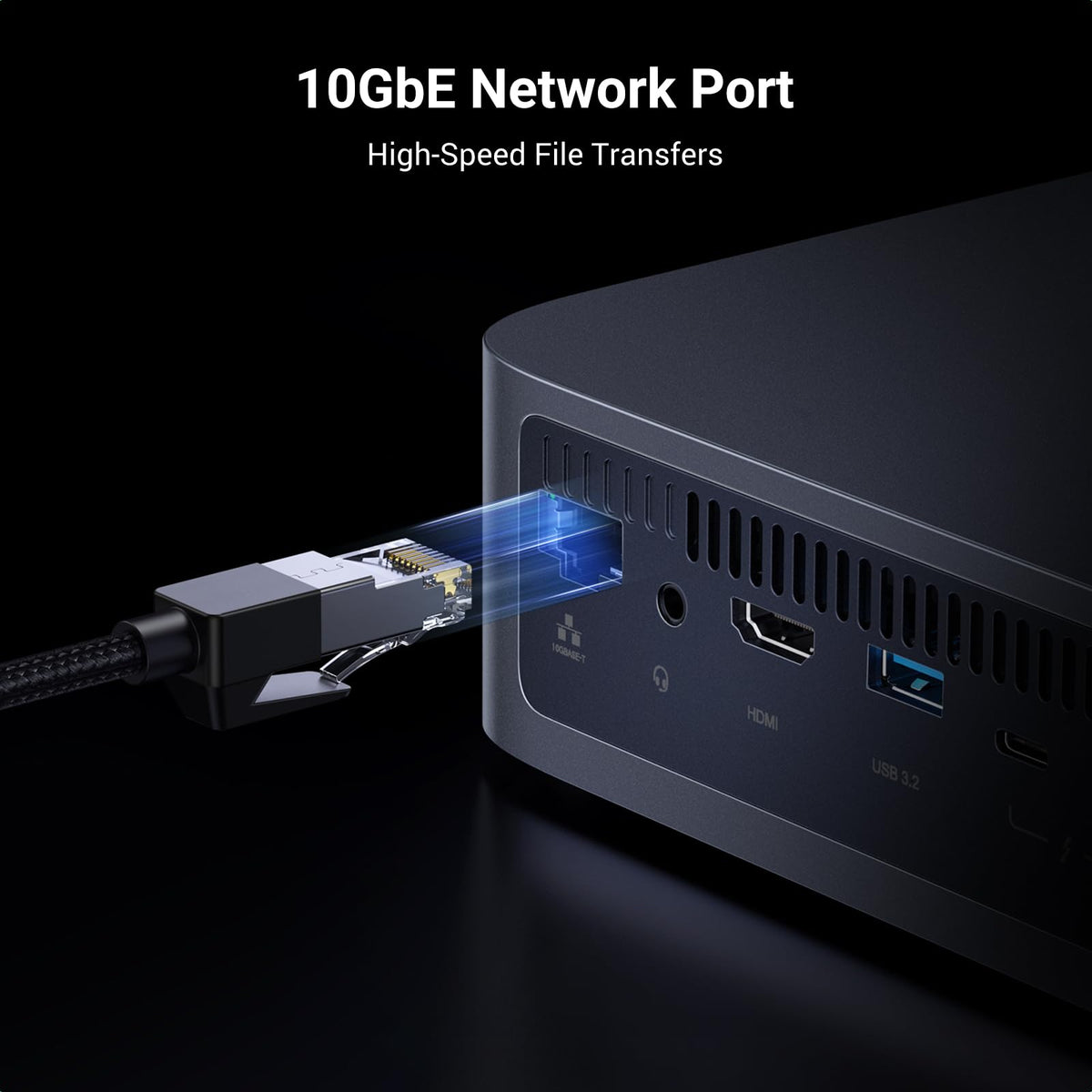 Ugreen Network Attached Storage DXP480T Plus, Black
