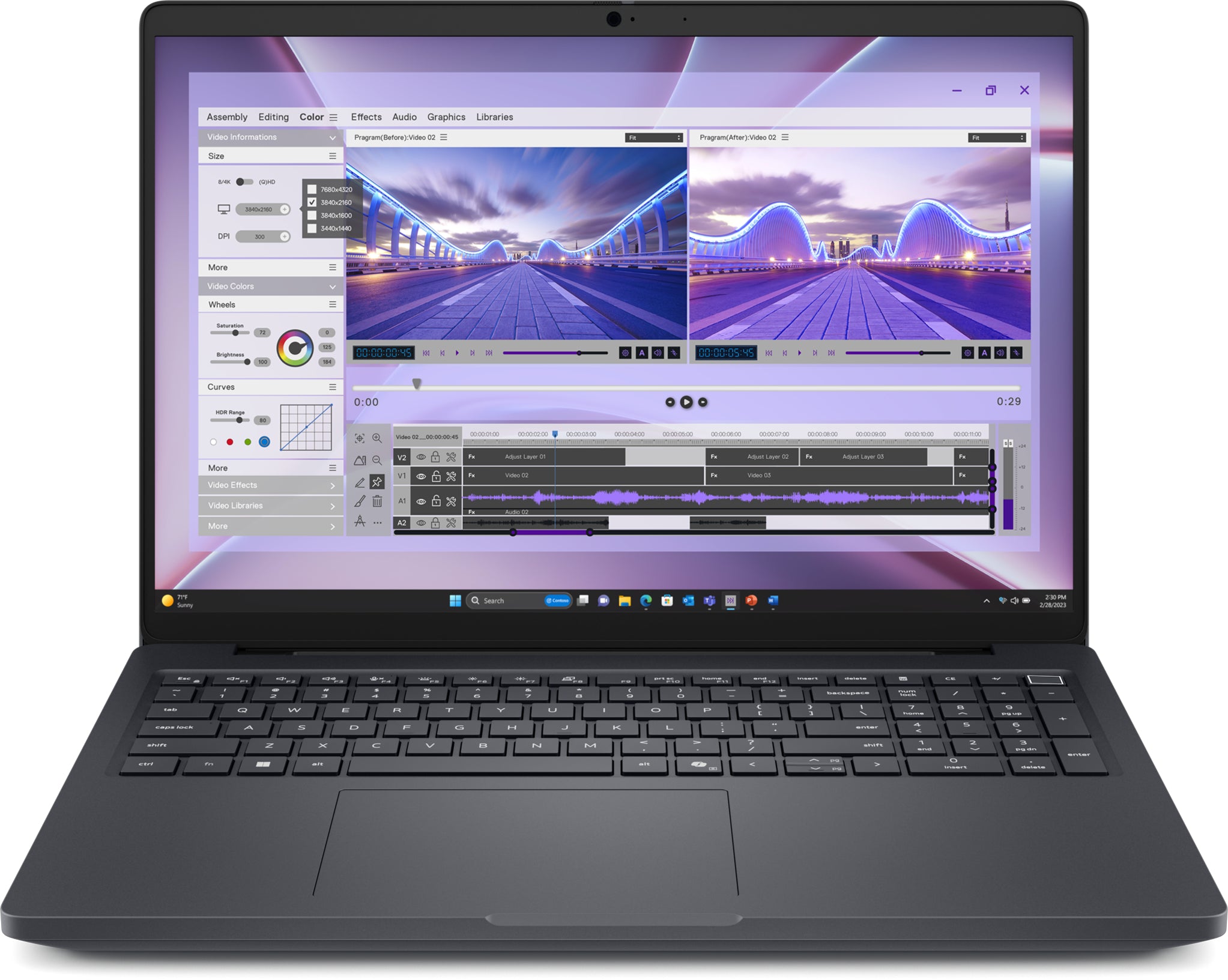 DELL DELL Pro Max 16 MC16250 Intel Core Ultra 7 265H Station de travail mobile 40,6 cm (16") Full HD+ 32 Go DDR5-SDRAM 1 To SSD NVIDIA RTX PRO 1000 Blackwell Wi-Fi 7 (802.11be) Windows 11 Pro Anglais Noir