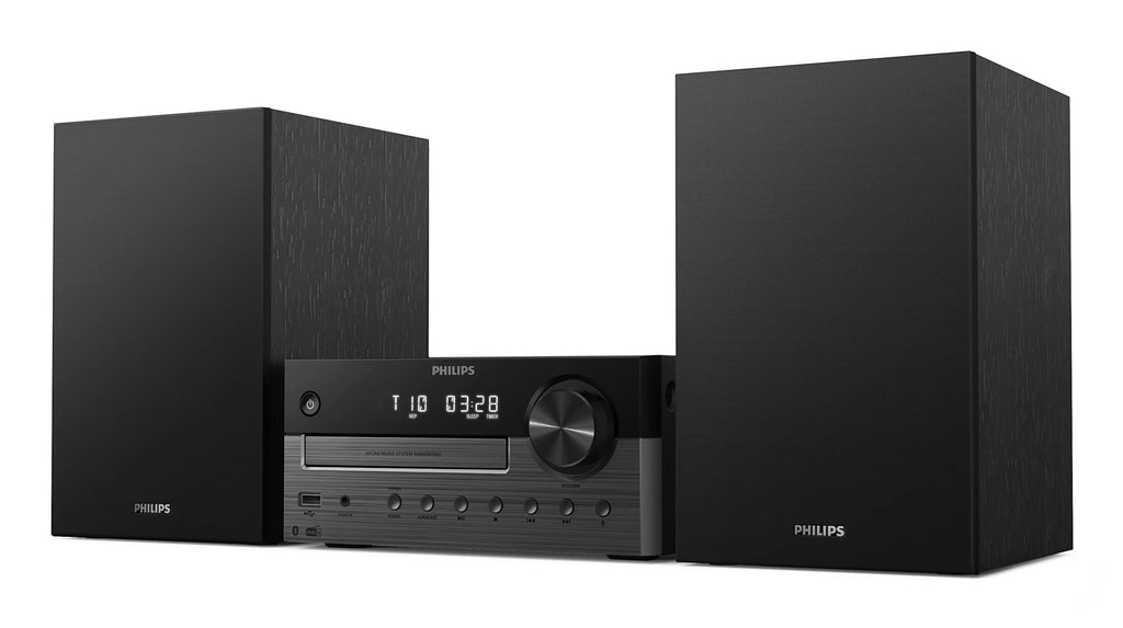 Philips TAM4505M2/12 Système Micro Audio Domestique 80W, Noir et Gris Foncé
