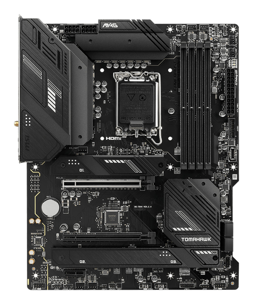MSI MAG B760 TOMAHAWK WIFI carte mère Intel B760 LGA 1700 ATX - vue 2