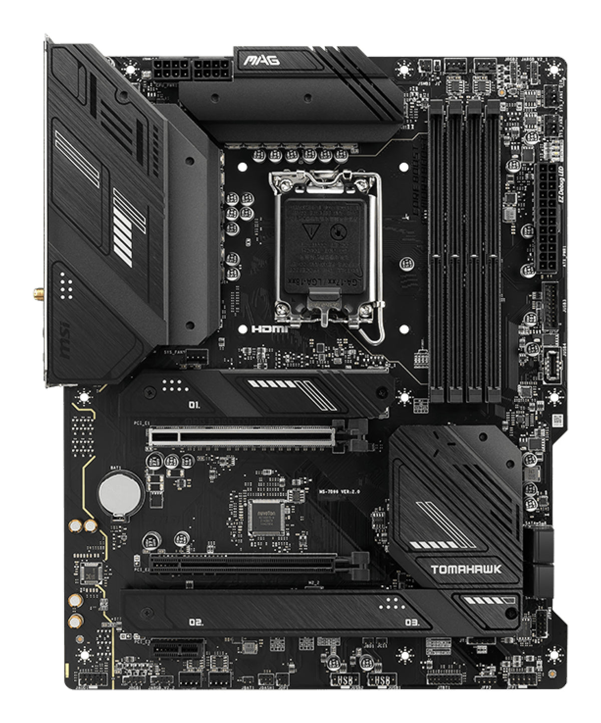 MSI MAG B760 TOMAHAWK WIFI carte mère Intel B760 LGA 1700 ATX - vue 2