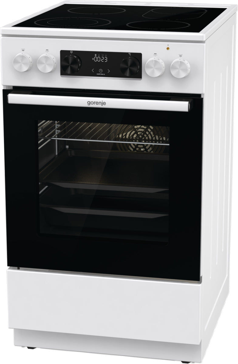 Gorenje GECS5C70WA Cuisinière Electrique Céramique Blanc