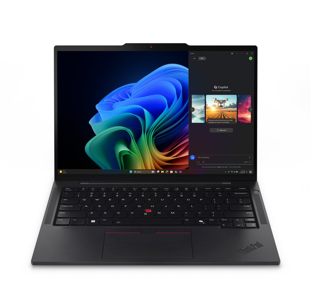 Lenovo ThinkPad T14s Gen 6 (Intel) Copilot+ PC Intel Core Ultra 7 258V Ordinateur portable 35,6 cm (14") WUXGA 32 Go LPDDR5x-SDRAM 512 Go SSD Wi-Fi 7 (802.11be) Windows 11 Pro Nordique Noir