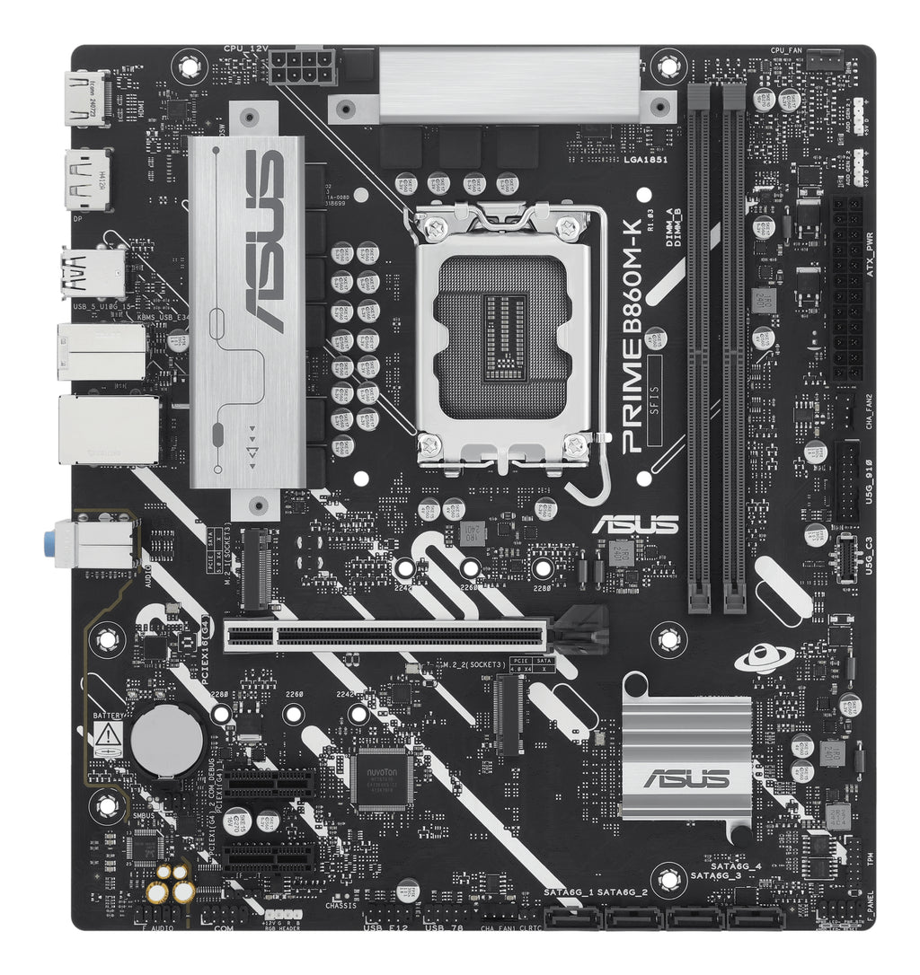 ASUS PRIME B860M-K Carte Mère Intel B860 LGA 1851 Socket V1 micro ATX