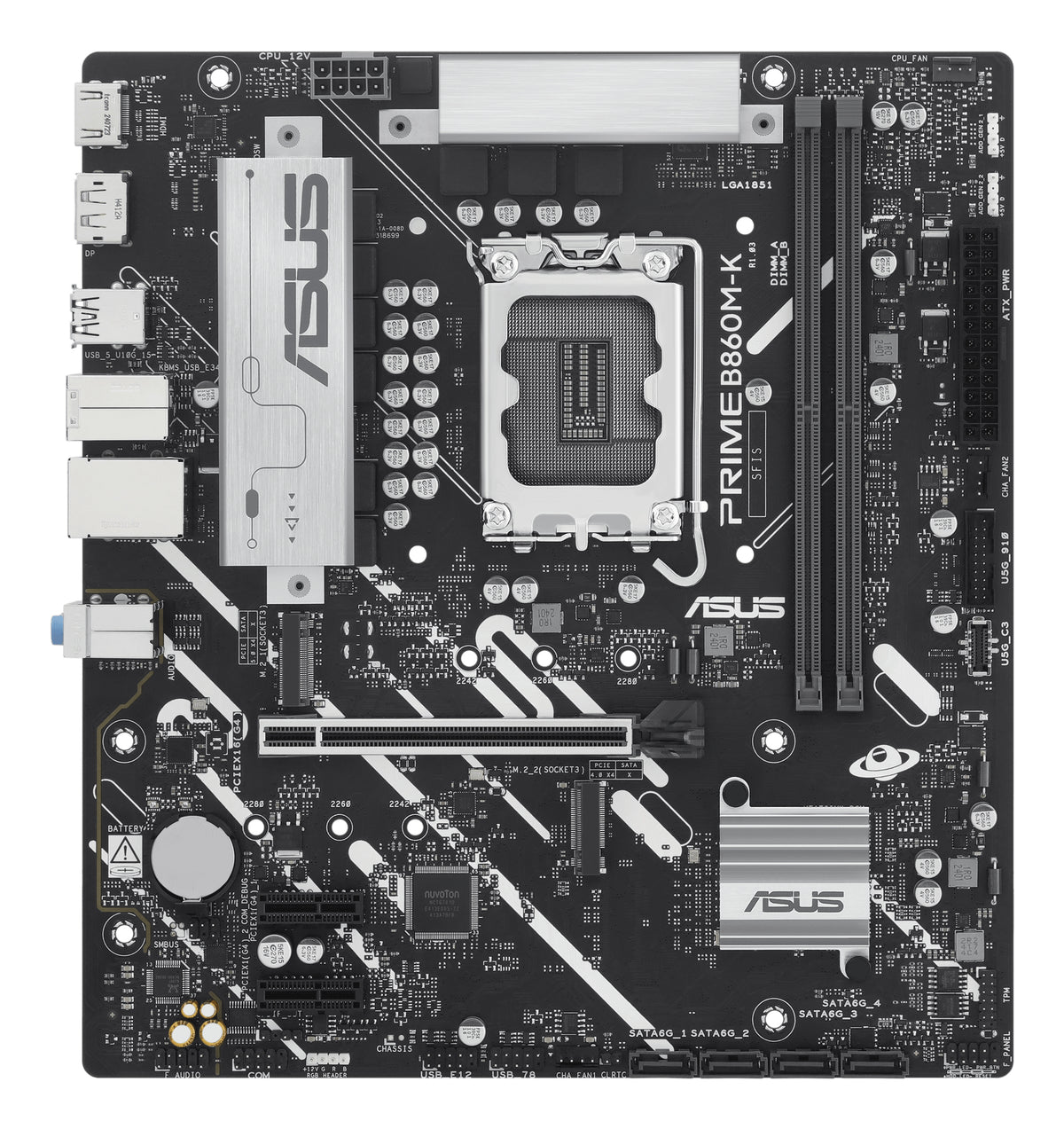 ASUS PRIME B860M-K Carte Mère Intel B860 LGA 1851 Socket V1 micro ATX