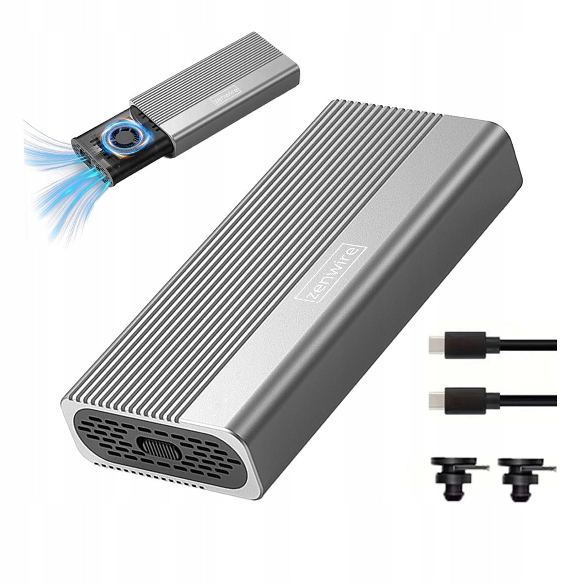 Boîtier SSD M.2 NVMe PCIe USB-C 4.0, emplacement pour disque M.2 Thunderbolt 4, 40 Go, Zenwire M280U4C