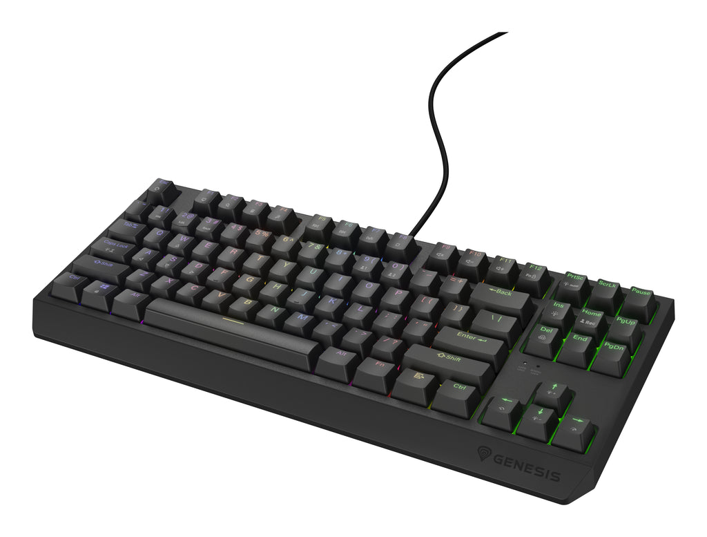 GENESIS Thor 230 TKL clavier Gaming USB QWERTY Anglais américain Noir