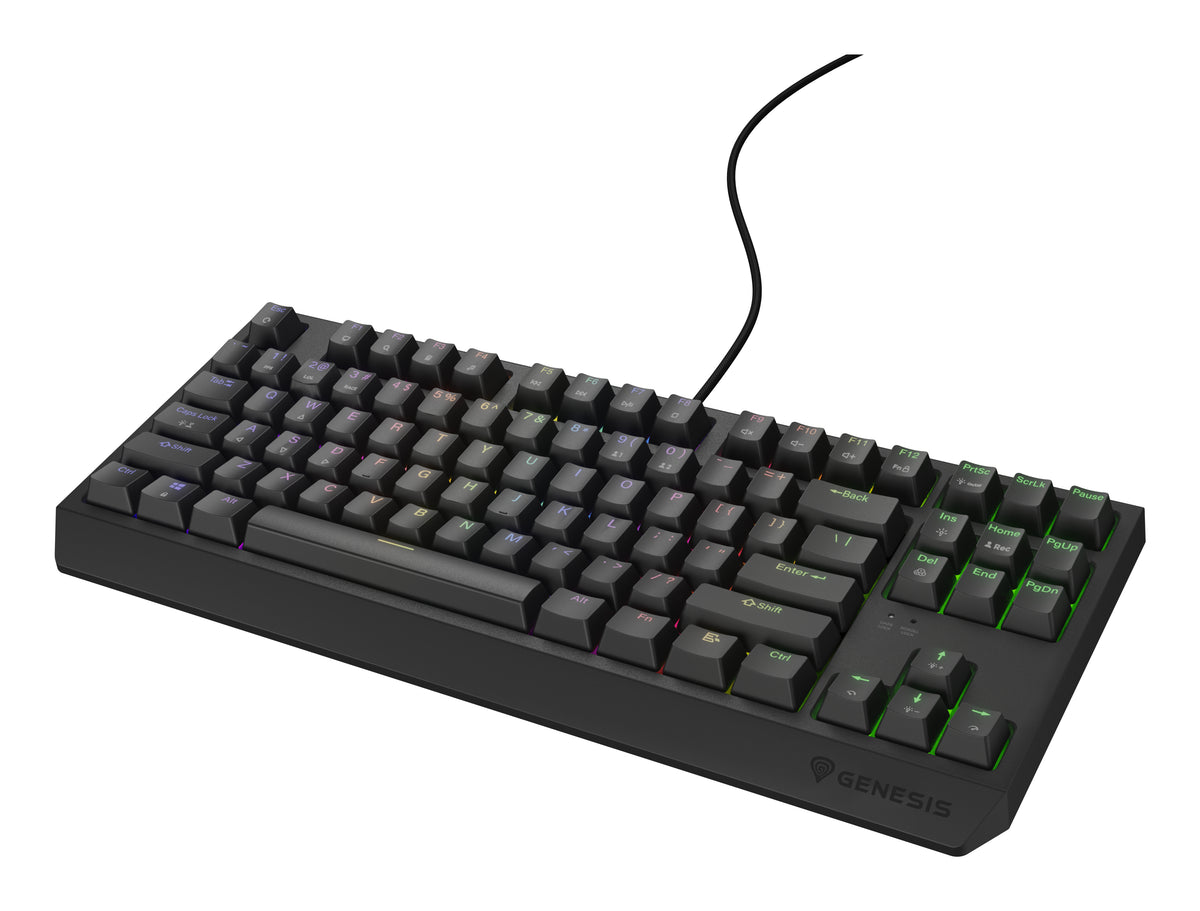 GENESIS Thor 230 TKL clavier Gaming USB QWERTY Anglais américain Noir
