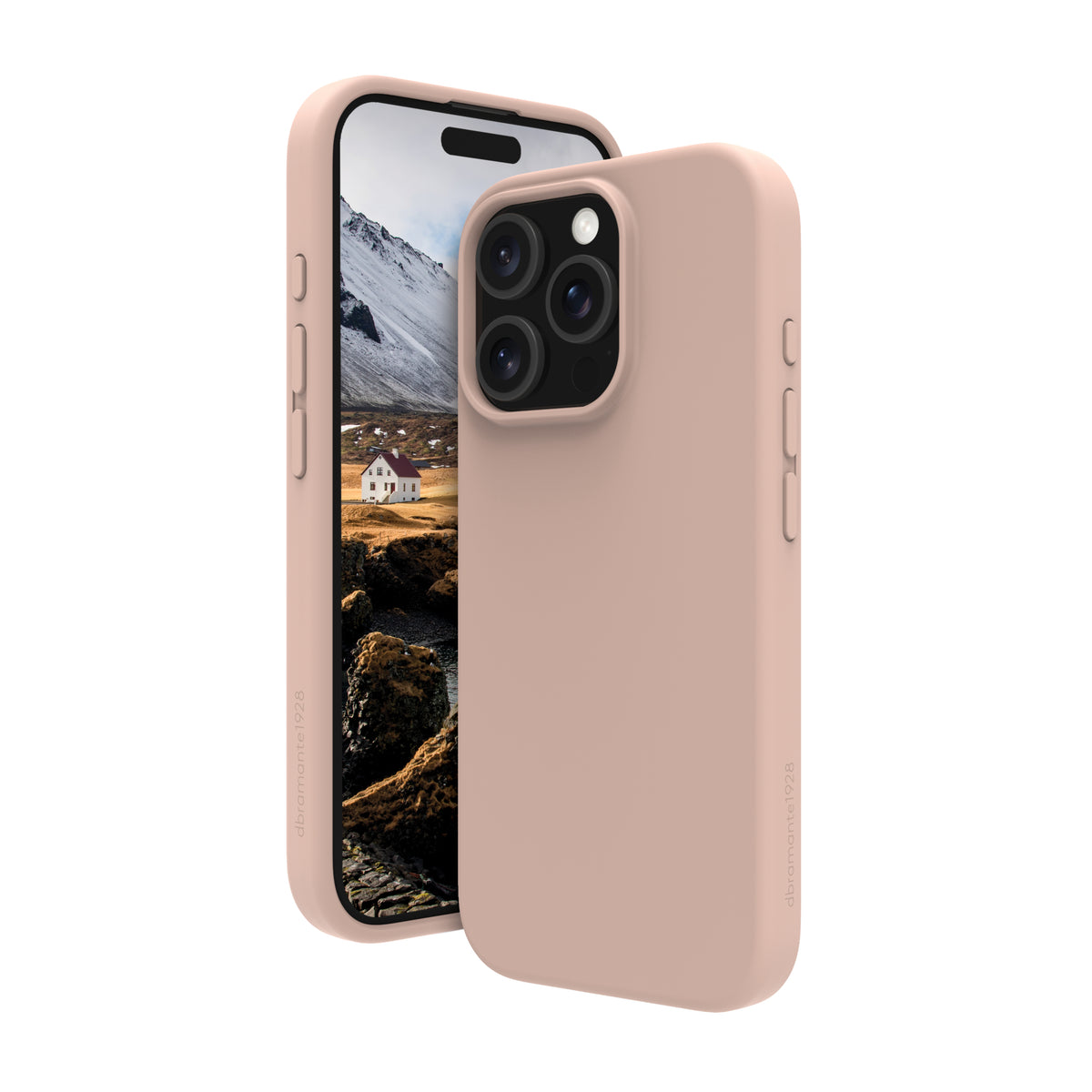 dbramante1928 Monaco MagSafe Coque de Protection pour iPhone 16 Pro 6.3", Rose