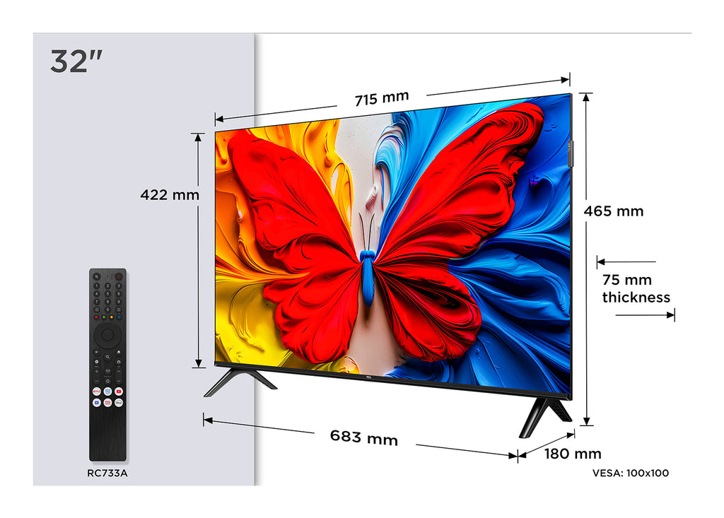 TCL 32S5K TV 81,3 cm (32") Full HD Smart TV Wifi Noir