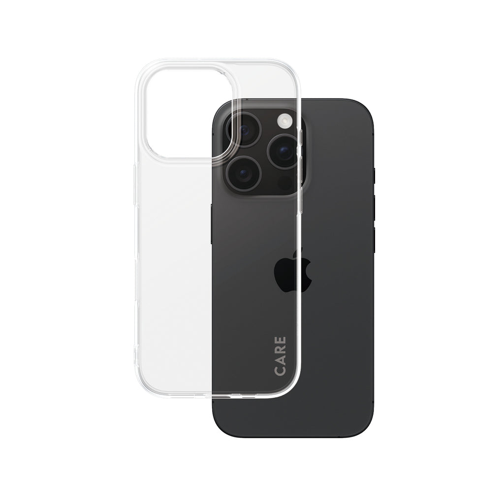 PanzerGlass CARE by X-Ray Case pour iPhone 16 Pro, Coque de Protection Transparente