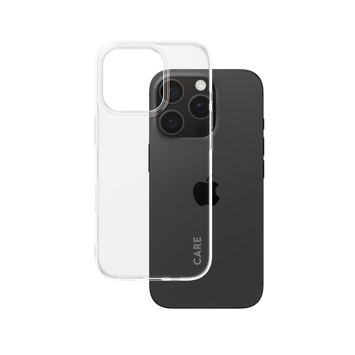 PanzerGlass CARE by X-Ray Case pour iPhone 16 Pro, Coque de Protection Transparente