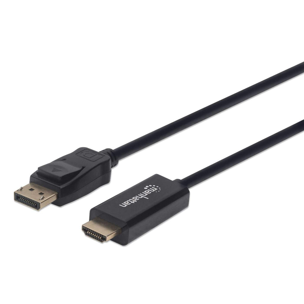 Manhattan Câble DisplayPort 1.1 vers HDMI, 1080p 60Hz, 1m, Mâle vers Mâle, Noir