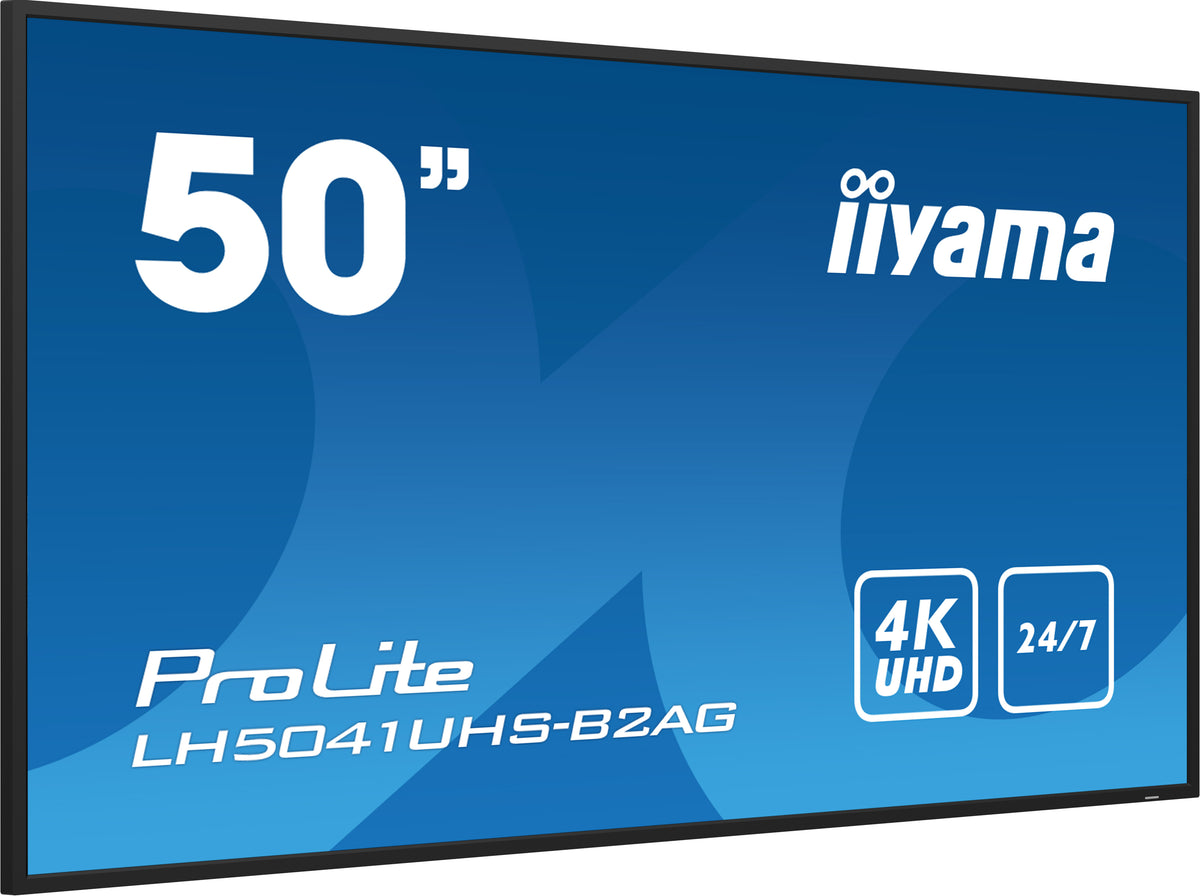 iiyama LH5041UHS-B2AG Écran d'affichage dynamique Écran plat de signalisation numérique 127 cm (50") LCD 500 cd/m² 4K Ul