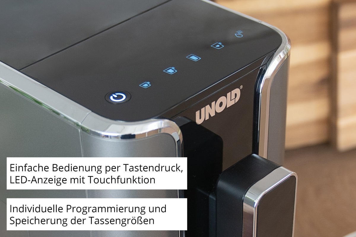 Unold LUCA 28835 Machine à Café Entièrement Automatique, 1,2 L