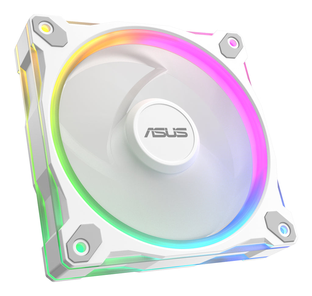 ASUS Prime MR120 Fan ARGB Reverse White 3in1 Boitier PC Ventilateur 12 cm Blanc 3 pièce(s)