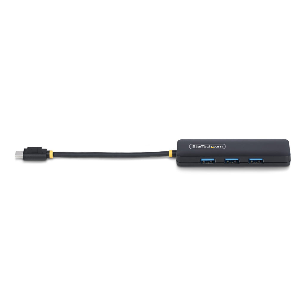 StarTech.com Hub USB-C 4 Ports, 5Gbps, USB-C vers 4x USB-A, Alimenté par Bus, Mini Hub de Voyage, Splitter USB 3.0 Multiport, Hub Portable, Protection contre les Surintensités