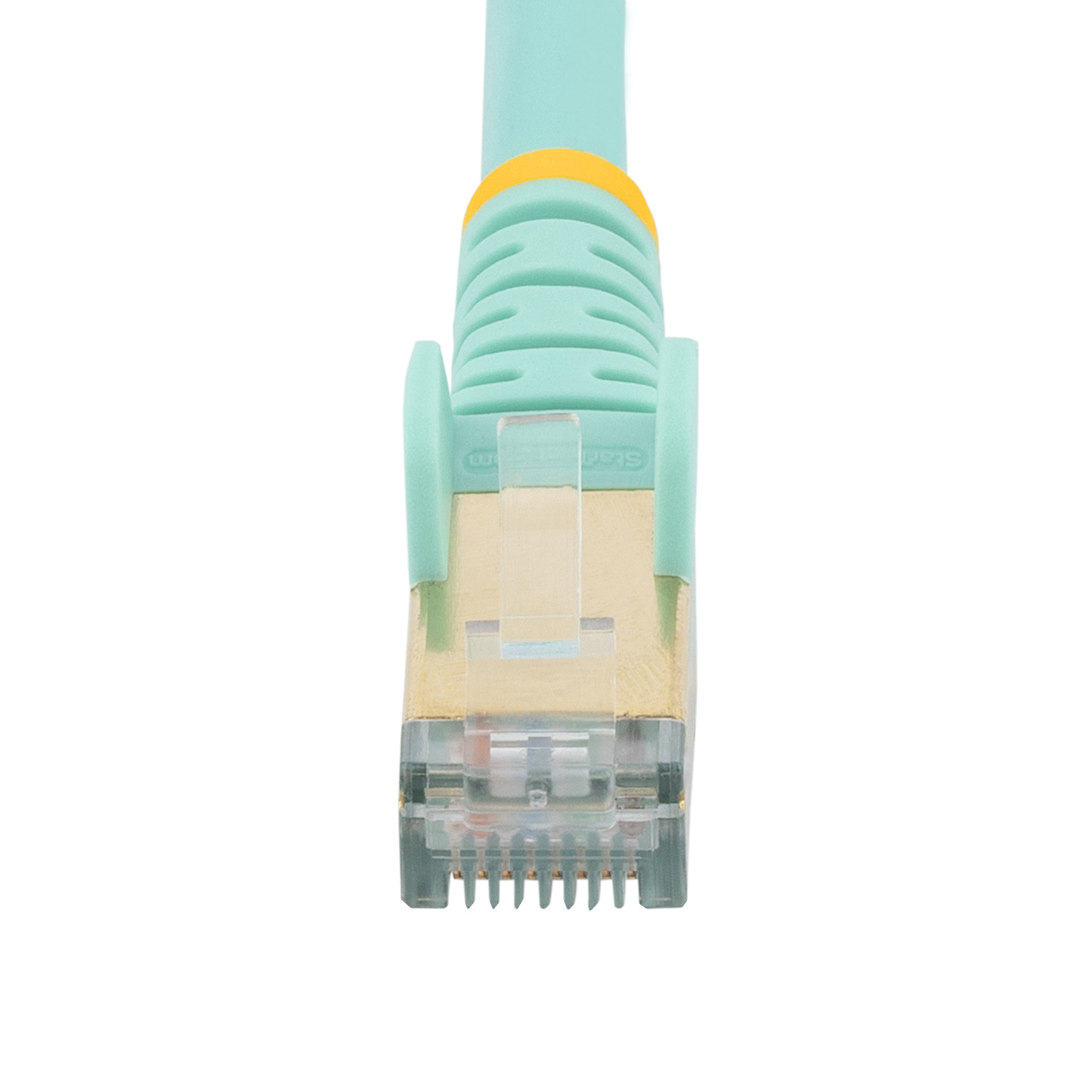 StarTech.com Câble réseau Cat6a STP blindé sans crochet de 2 m - Aqua