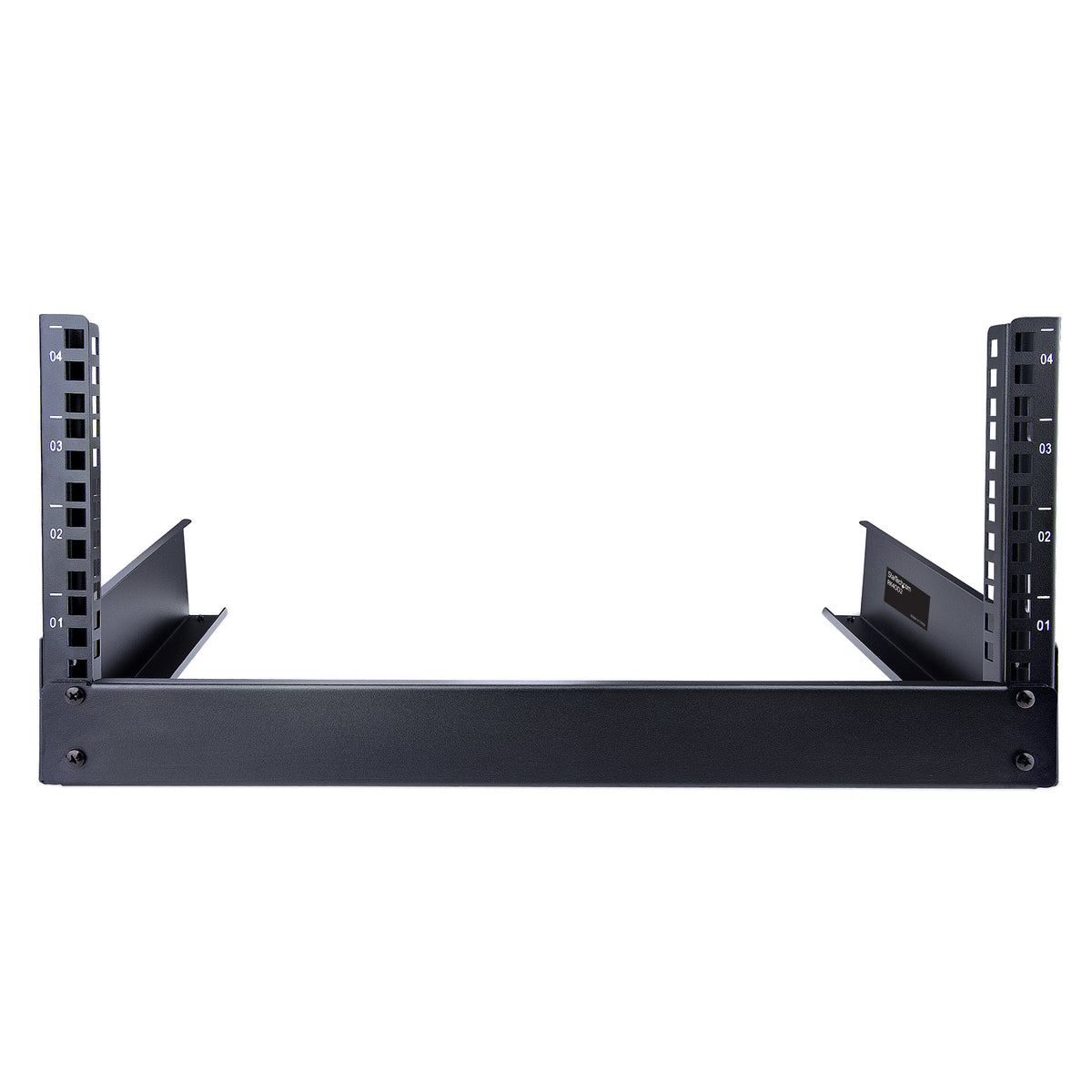 StarTech.com Rack 4U 19" à Cadre Ouvert - Rack Réseau Autoportant à 2 Montants pour Panneaux de Brassage/Données/Matériel Audiovisuel/IT/Communication/Studio/Bureau, Capacité de 42kg, avec Écrous et Vis de Cage - vue 4