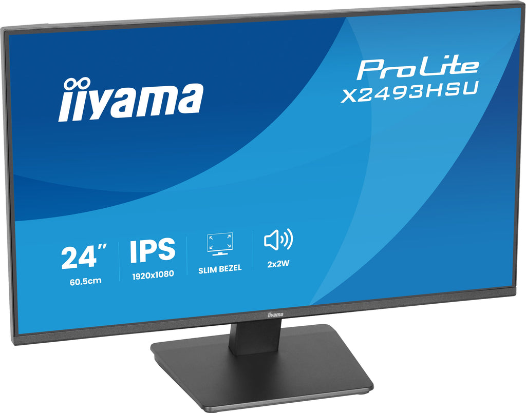 iiyama ProLite X2493HSU-B1 écran plat de PC 60,5 cm (23.8") 1920 x 1080 pixels Full HD LED Noir