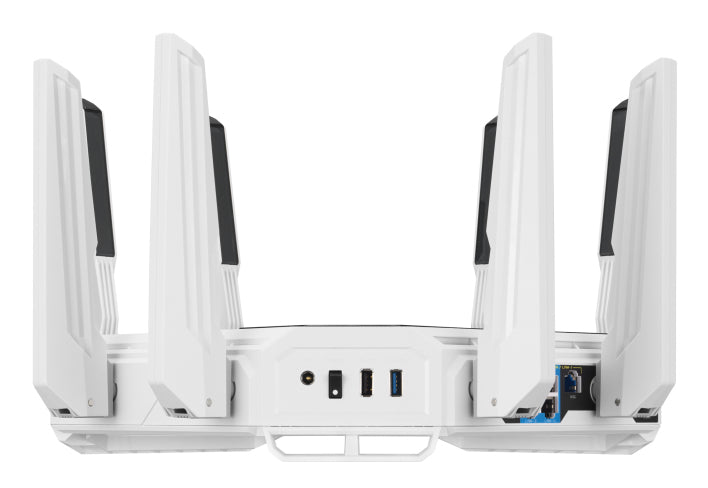 ASUS ROG Rapture GT-BE19000AI routeur sans fil 10 Gigabit Ethernet Tri-bande (2,4 GHz / 5 GHz / 6 GHz) Blanc