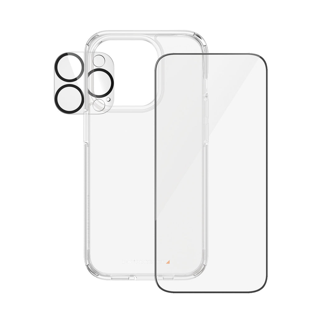 PanzerGlass ® 3-in-1 Bundle iPhone 15 Pro Protection d'écran transparent Apple 1 pièce(s)
