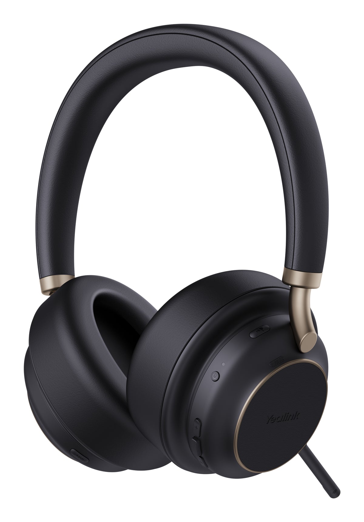Yealink Casque USB-C/A Noir Teams BH76 Plus avec Support de Charge