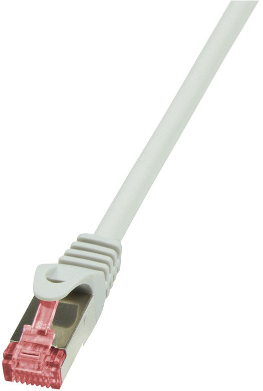 LogiLink Câble Réseau Cat6 S/FTP RJ45, 0,25m, Gris