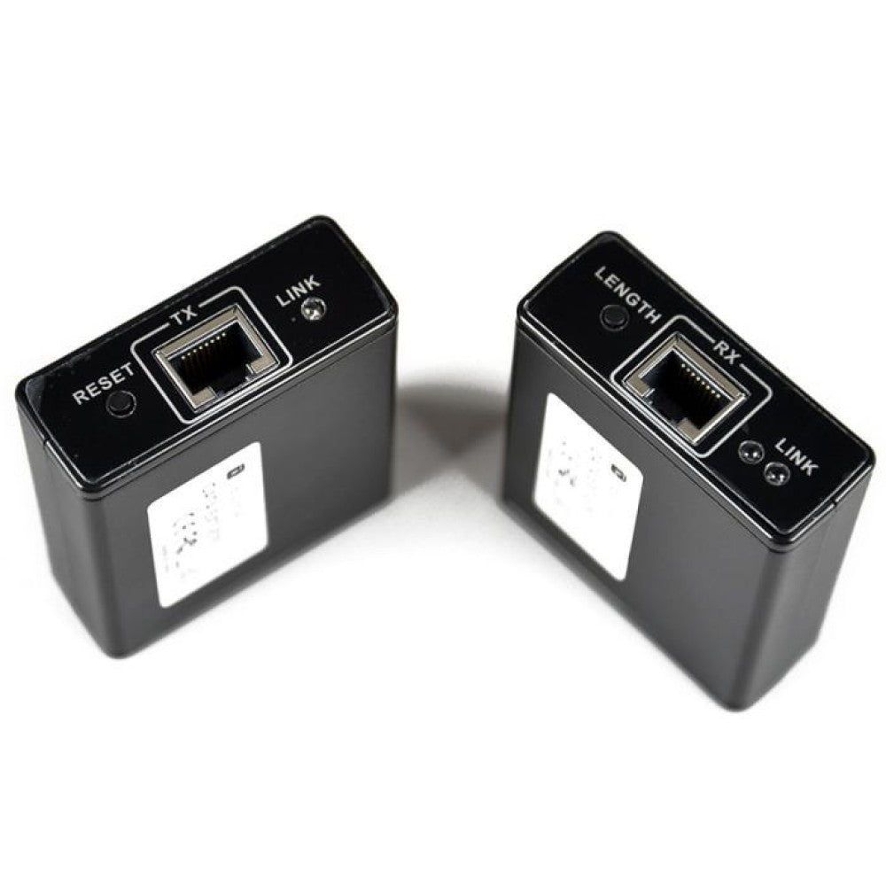 Techly IDATA EXT-E70 extension audio/video Émetteur et récepteur AV Noir