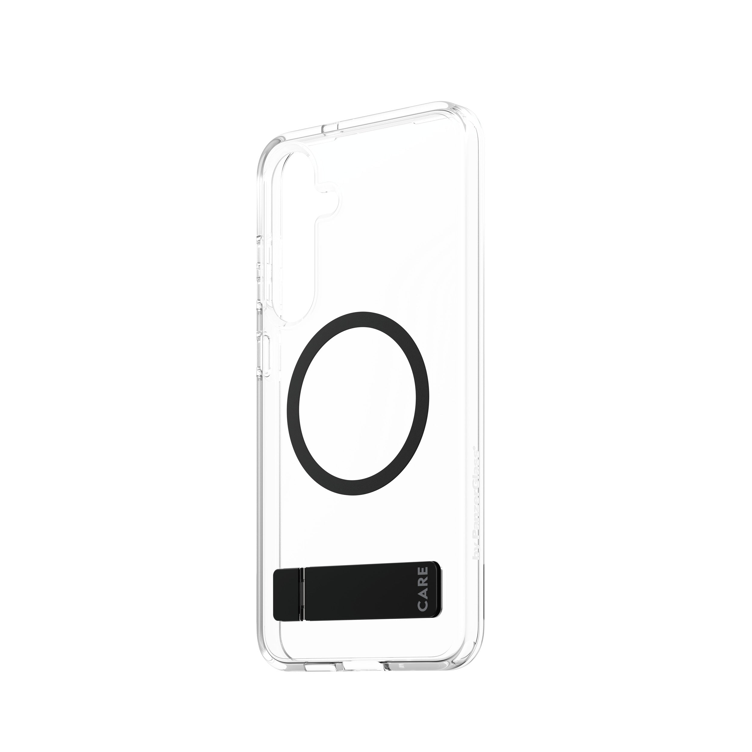 PanzerGlass PanzerGlass CARE™ by ® Case Transparent w. Black Kickstand & Qi Compatible Samsung Galaxy S25+ coque de protection pour téléphones portables Housse