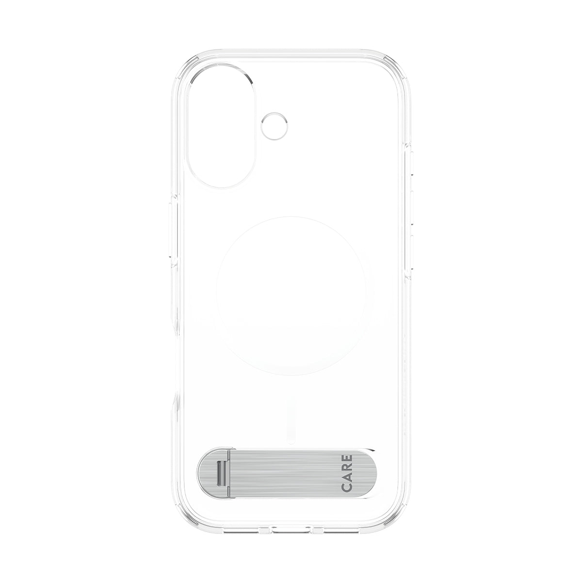 PanzerGlass CARE™ by ® Kickstand Case Transparent w. MagSafe iPhone 17 coque de protection pour téléphones portables Housse