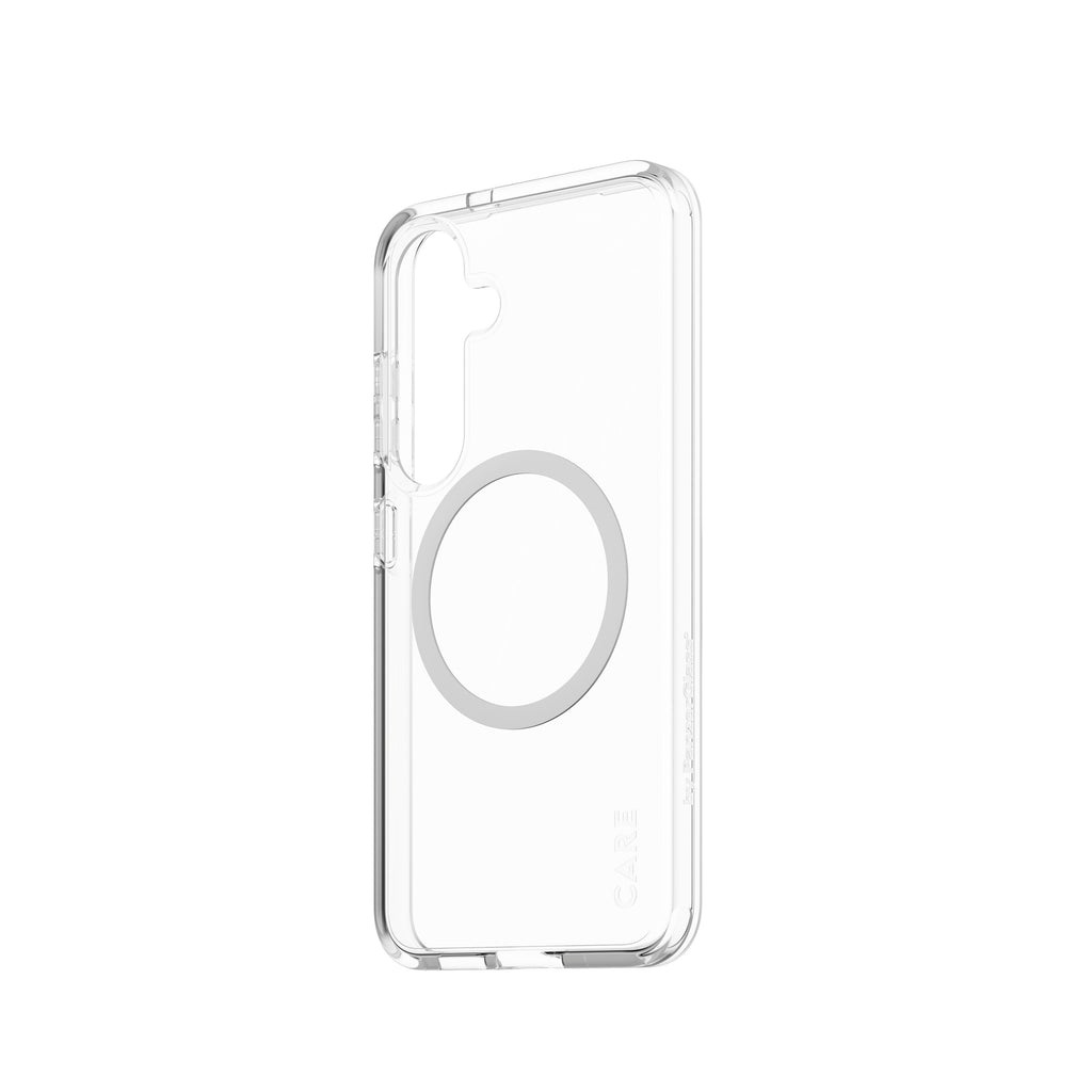 PanzerGlass PanzerGlass CARE™ by ® Urban Combat Case Transparent w. White Qi Compatible Samsung Galaxy S25 coque de protection pour téléphones portables Housse