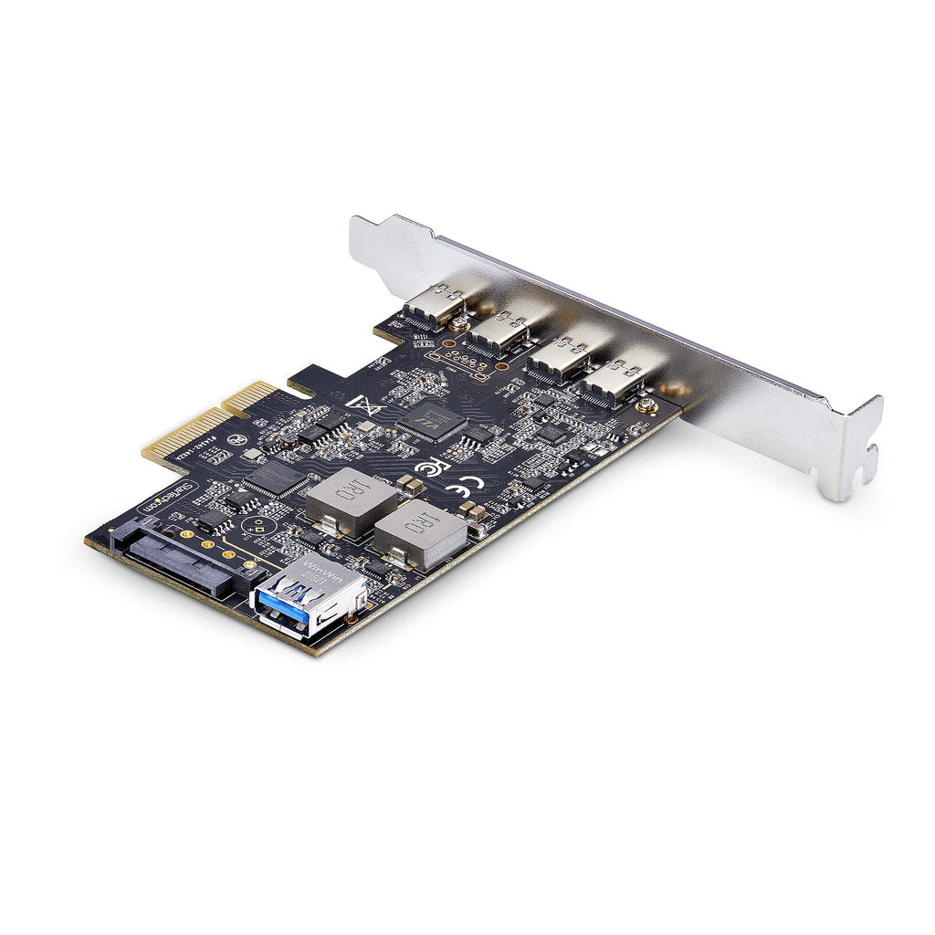 StarTech.com Carte PCIe USB 5 Ports USB 3.2 10Gbps, 4x USB-C et 1x USB-A interne