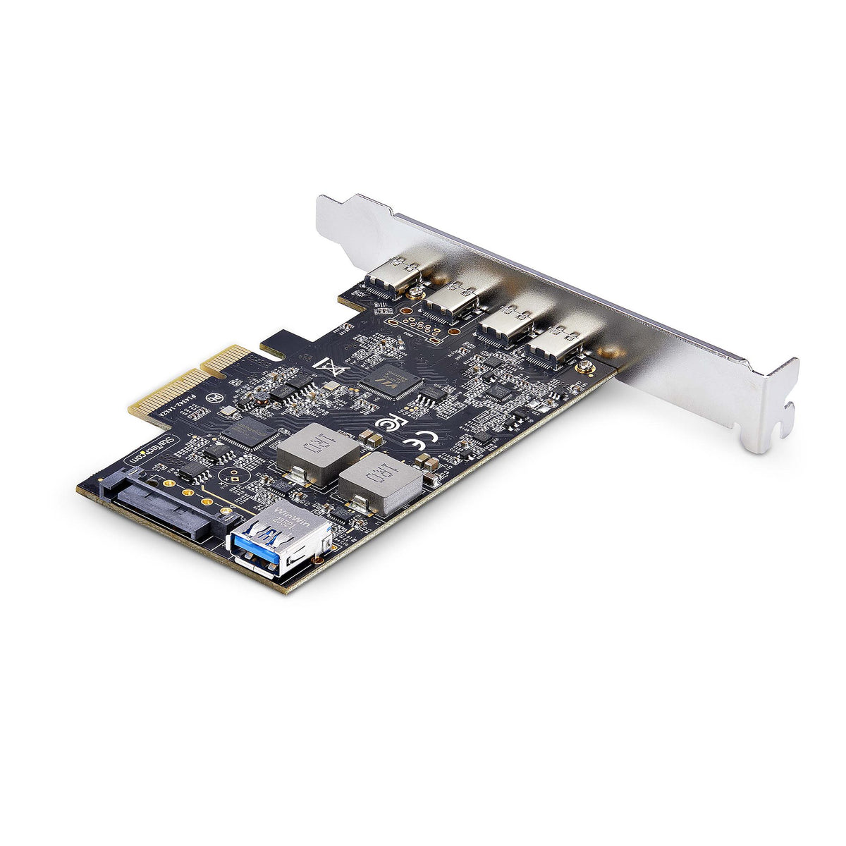 StarTech.com Carte PCIe USB 5 Ports USB 3.2 10Gbps, 4x USB-C et 1x USB-A interne