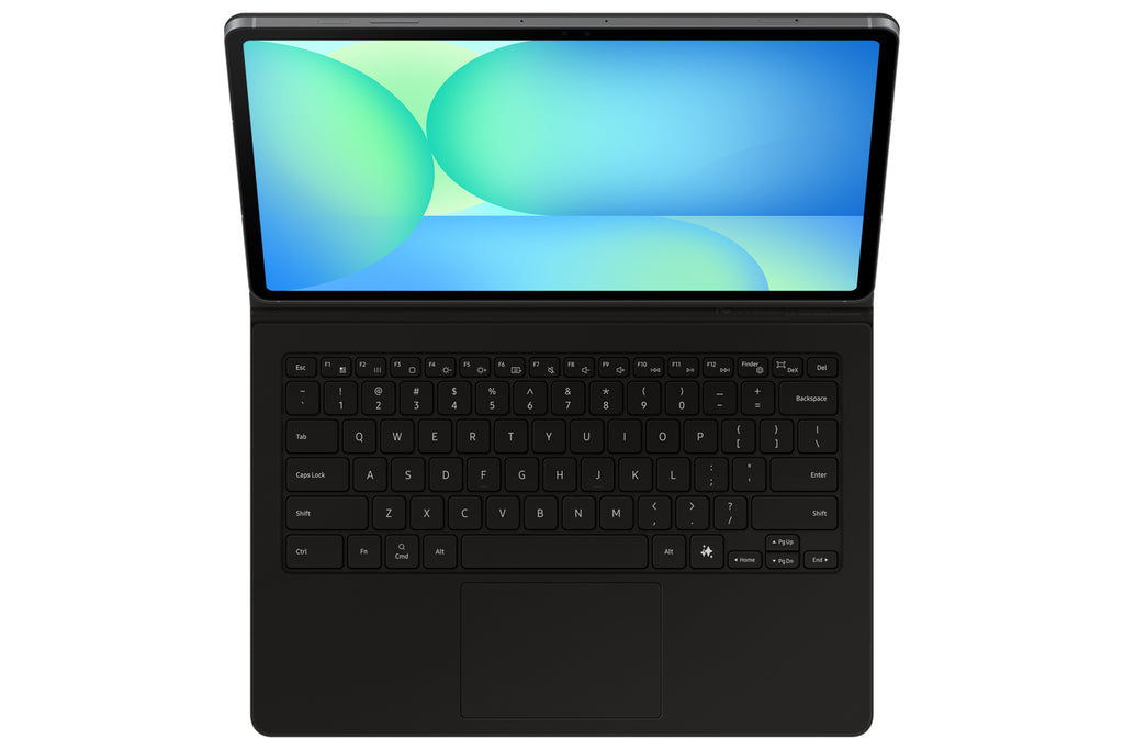 Samsung EF-DX625 QWERTZ Allemand Pogo Pin Noir