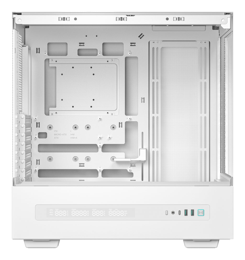 DeepCool CH690 DIGITAL Boîtier PC Tour ATX, Blanc