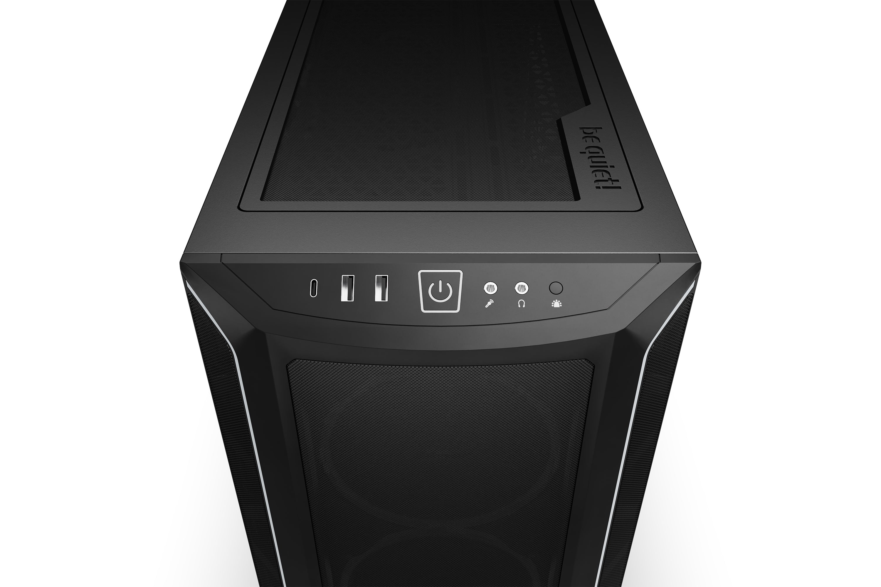 be quiet! Shadow Base 800 Noir | Boîtier PC ARGB vitré, Mini ITX / Micro ATX / ATX / E-ATX, 4 ventilateurs Light Wings PWM 140 mm