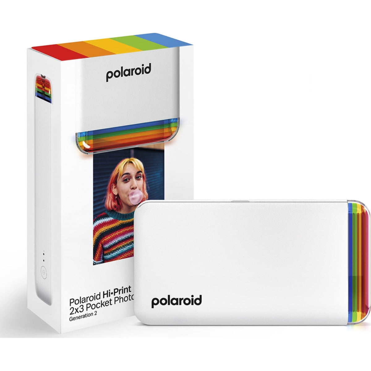Polaroid Imprimante photo de poche Hi-Print 2x3 Génération 2 Blanc